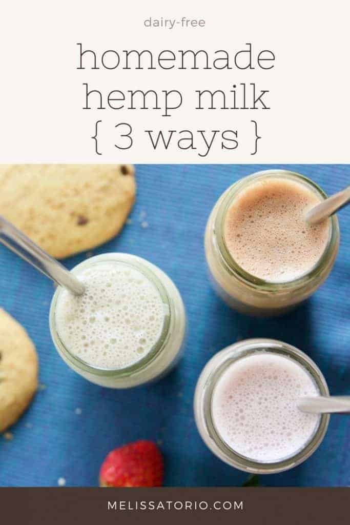 Hemp Milk - 3 Ways