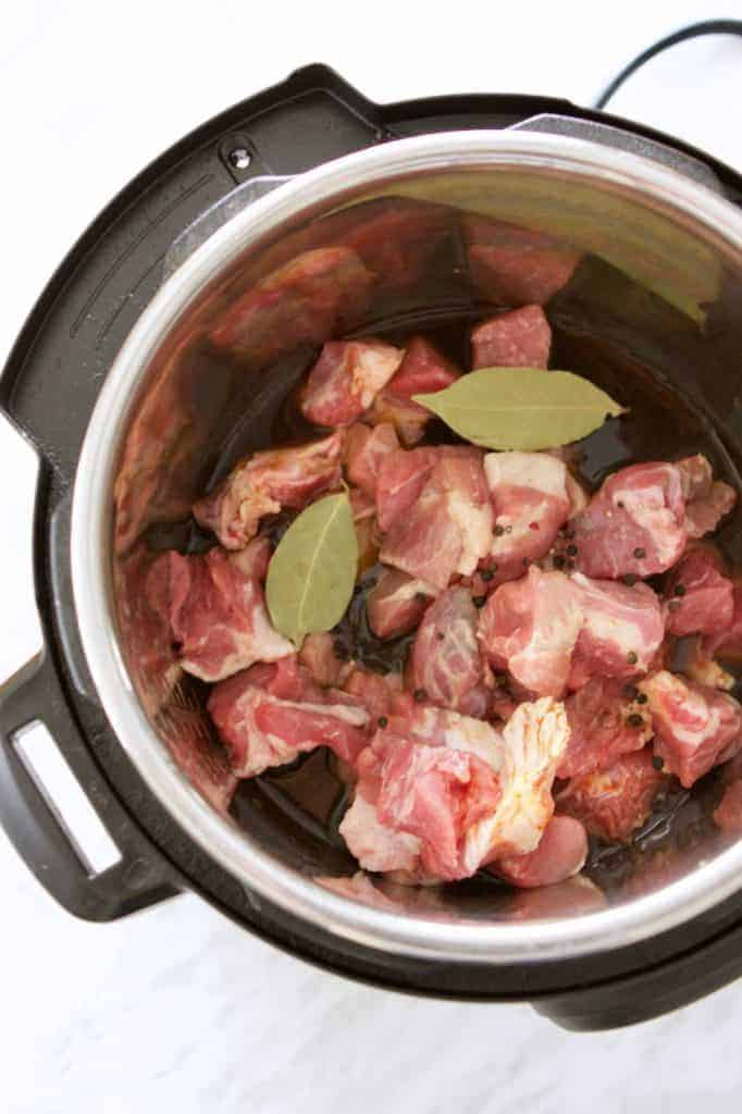 Instant Pot Pork Adobo in Pot