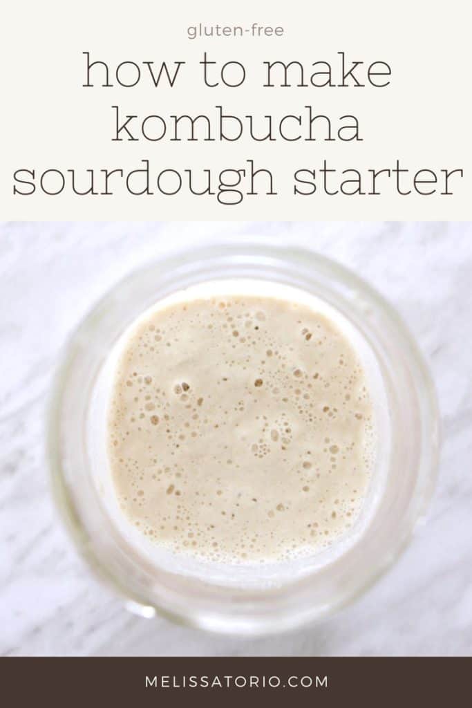 Make Your Own Kombucha Sourdough Starter | melissatorio.com