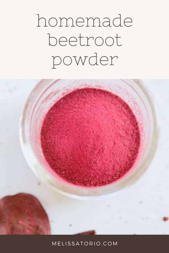 Homemade Beetroot Powder | So easy to make your own beetroot powder! | melissatorio.com