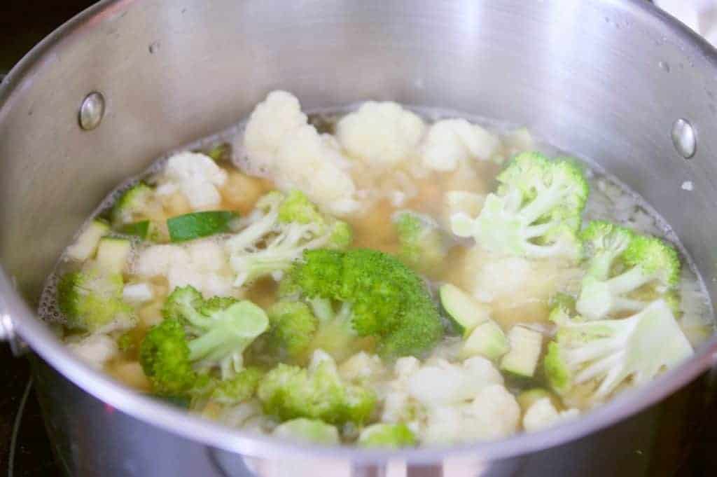 Creamy Broccoli Soup in Pot | melissatorio.com