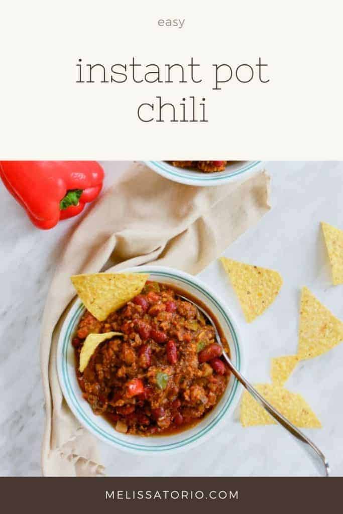 chili in bowl