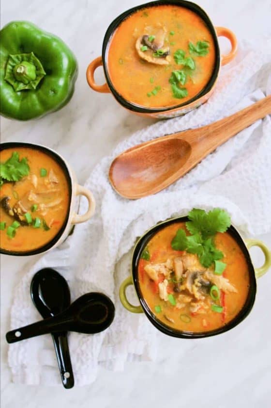 Lentil Coconut Curry Soup | melissatorio.com