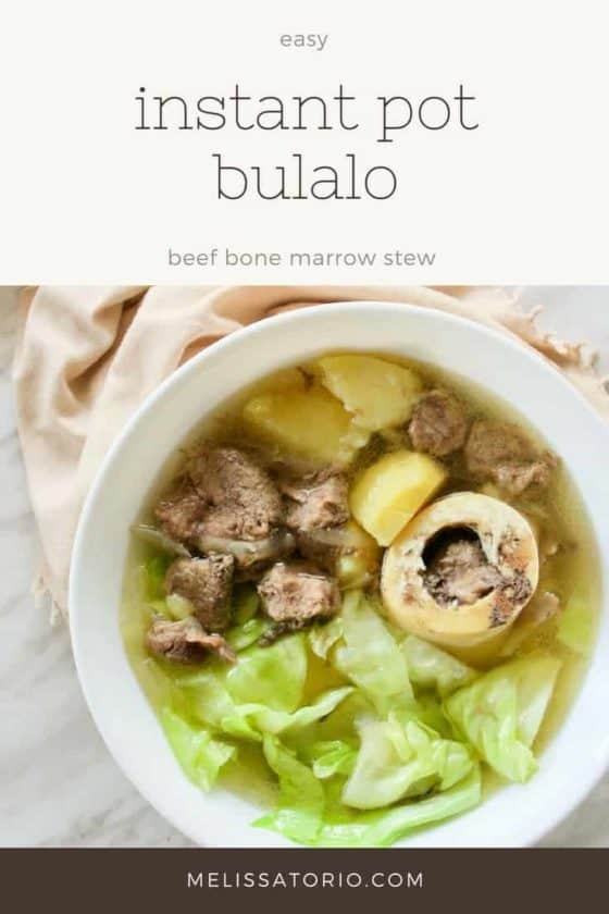 Instant Pot Bulalo | melissatorio.com