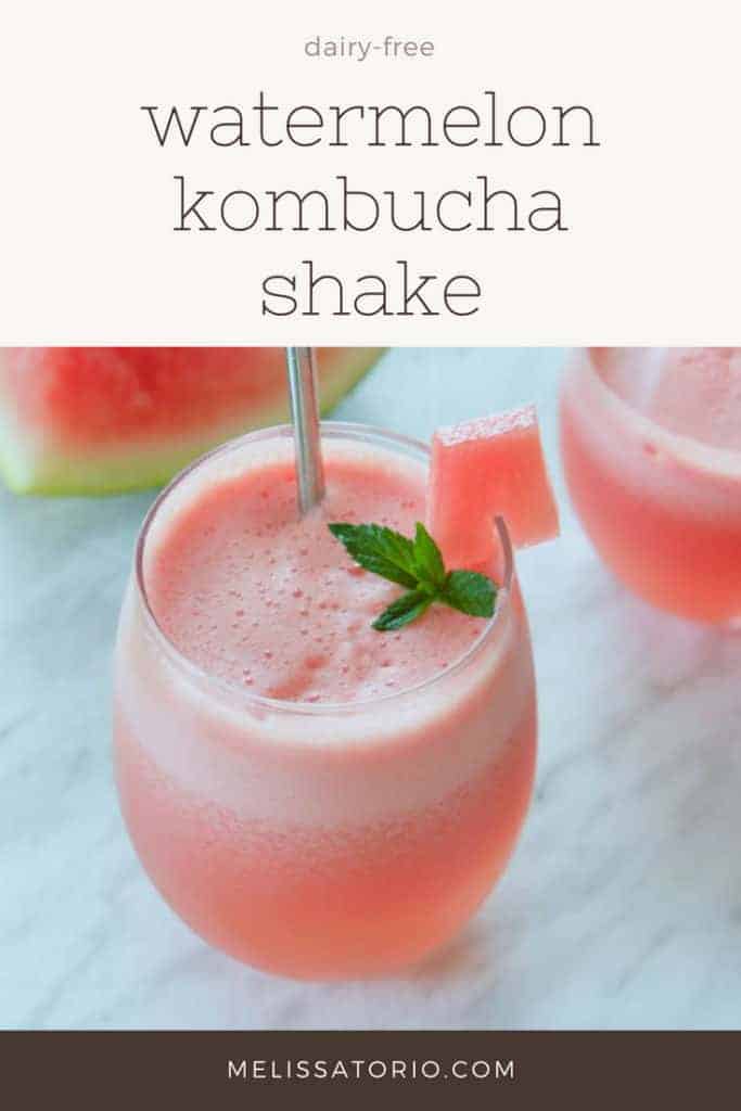 Watermelon Kombucha Shake | melissatorio.com