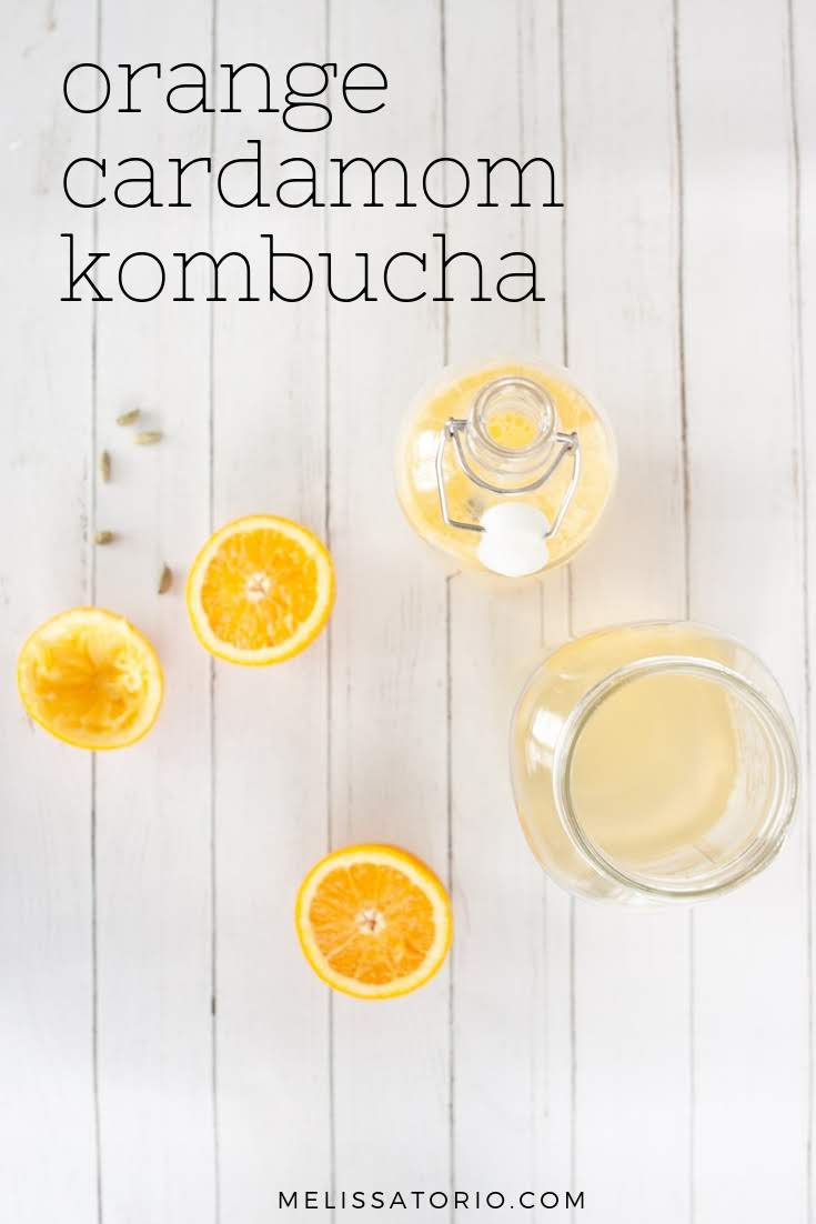 Orange Cardamom Kombucha